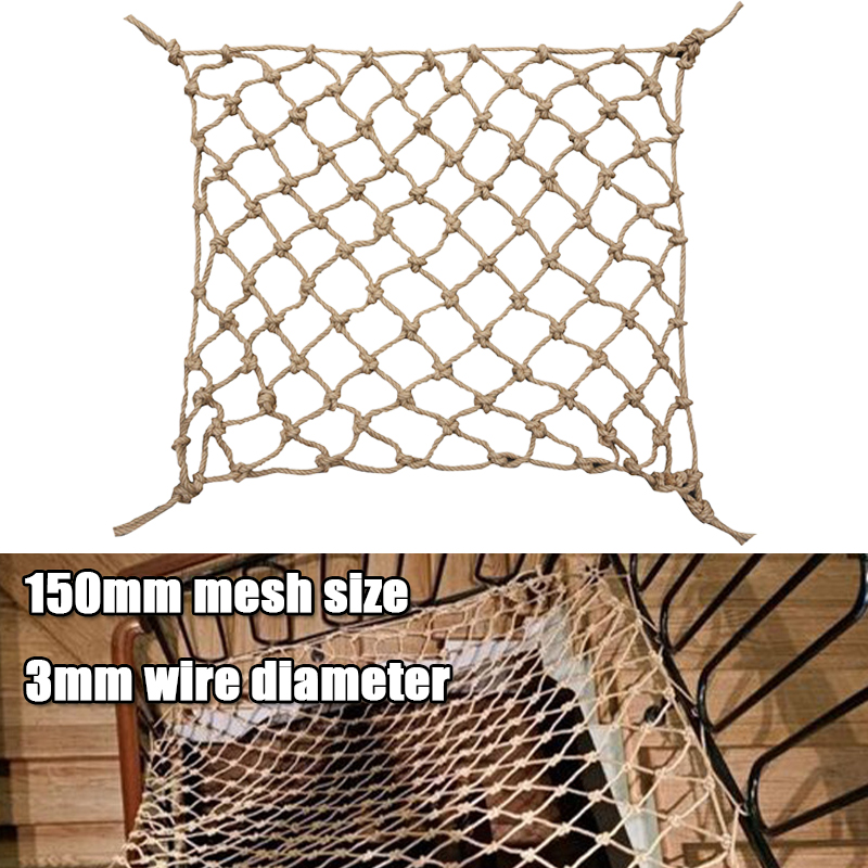 Twine Jute Natural - 1 Peça Rede de Escalada de