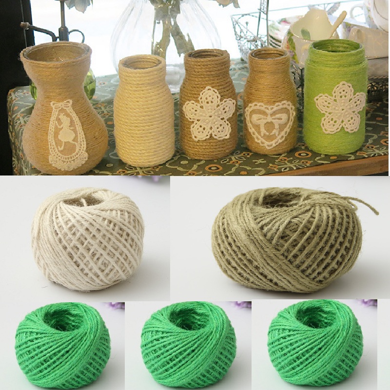Twine Jute Natural - Fio de juta natural de 50m