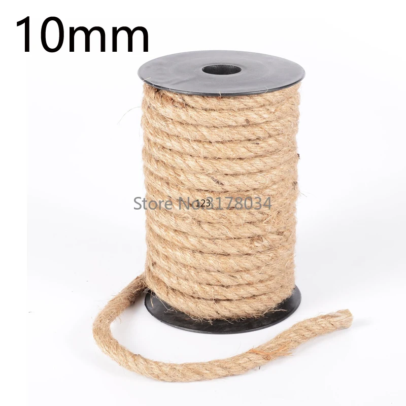 Twine Jute Natural - Corda de Juta Natural de 10mm,