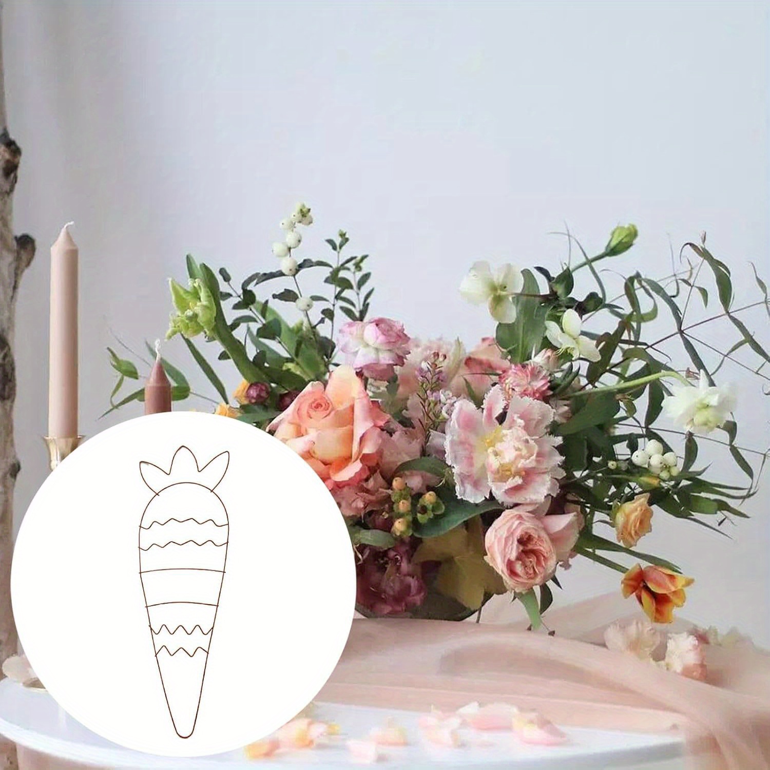 Forma de Arame Metálico para G - Wreath Form Wire avaliação e preço
