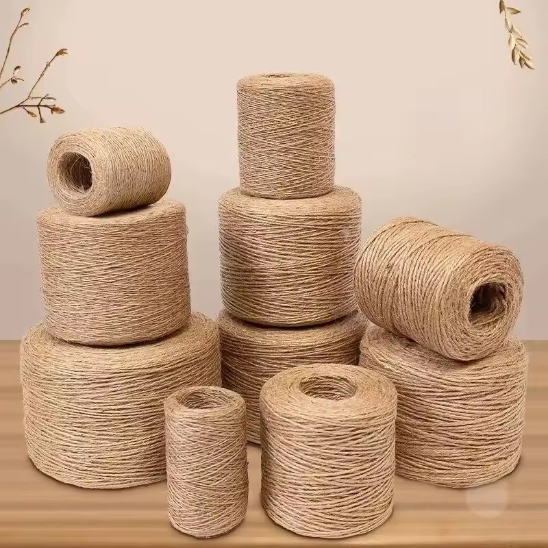 100m natural vintage corda de  - Twine Jute Natural avaliação e preço