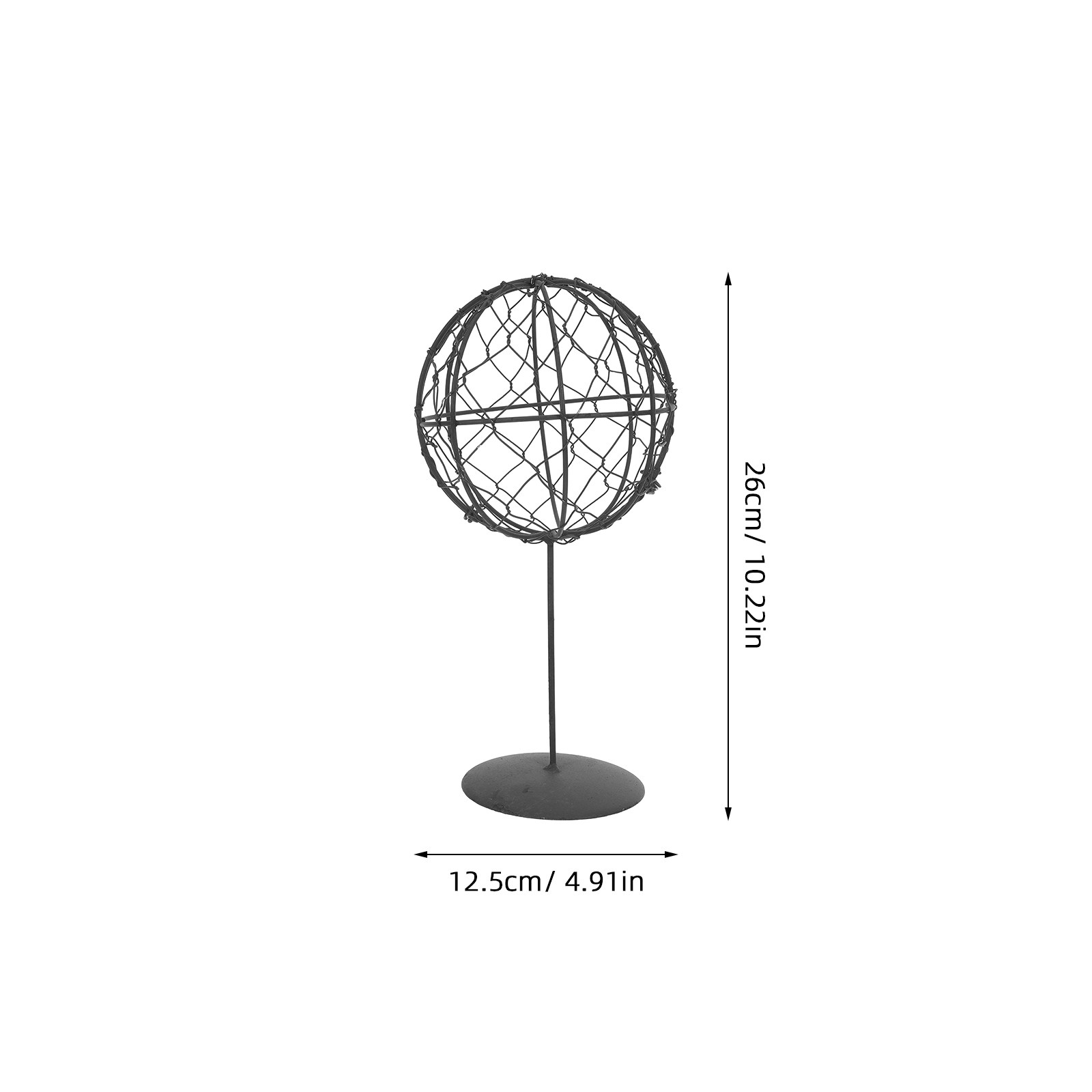 Base de Ferro Redonda de 10 Po - Wreath Form Wire avaliação e preço