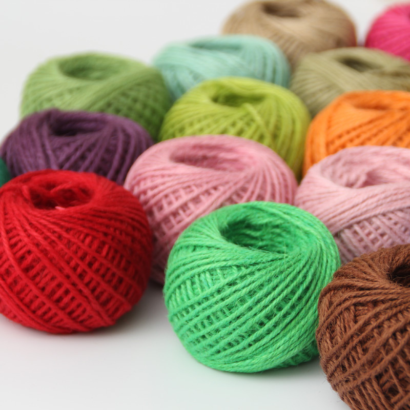 Fio de juta natural de 50m par - Twine Jute Natural avaliação e preço