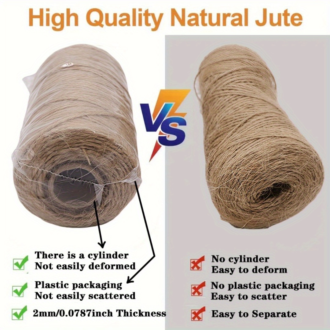 Fita de Juta Natural Vintage p - Twine Jute Natural avaliação e preço