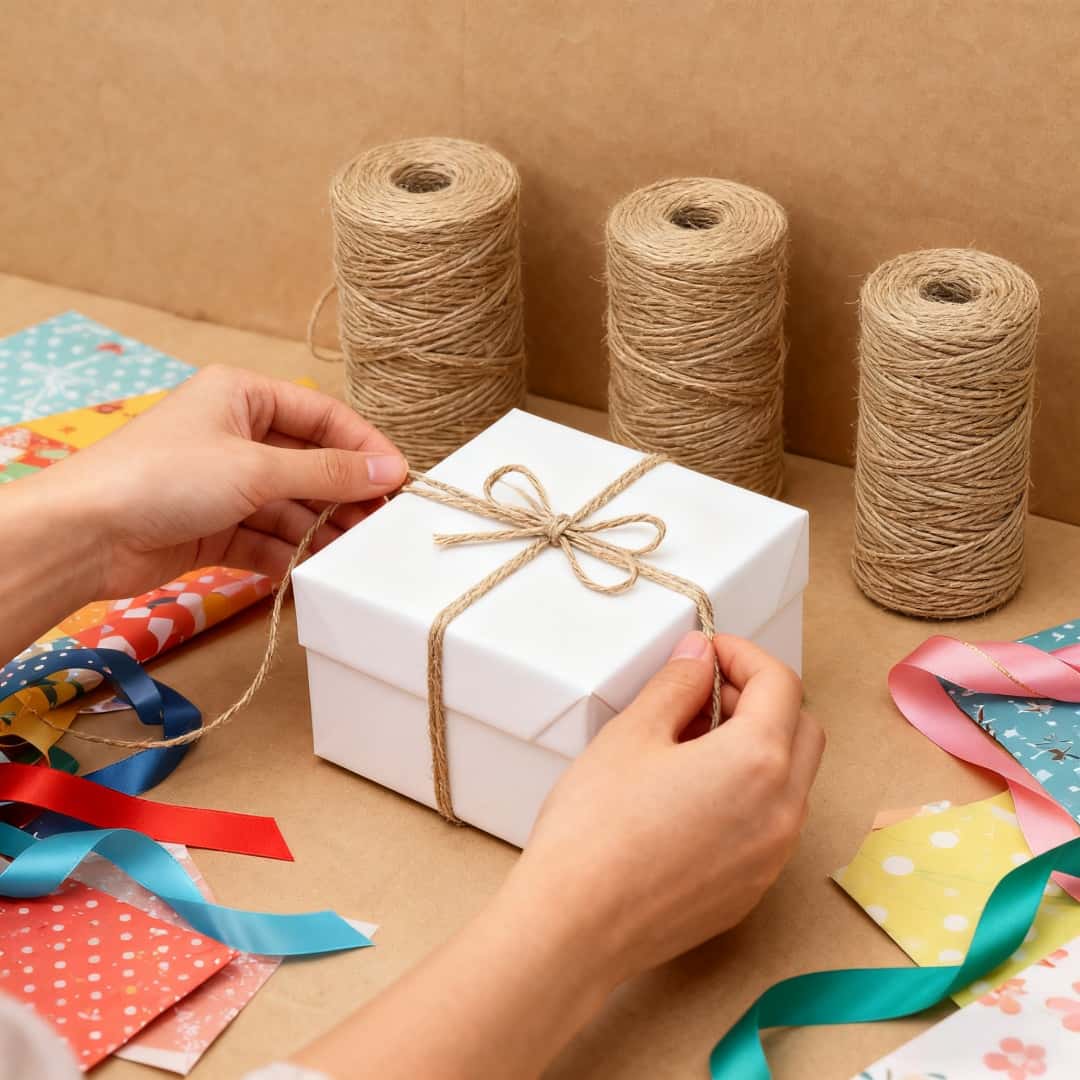 Fita de Juta Natural Vintage p - Twine Jute Natural avaliação e preço