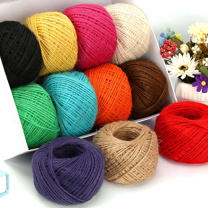 Fio de juta natural colorido d - Twine Jute Natural avaliação e preço