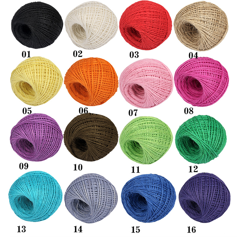 Fio de juta natural colorido d - Twine Jute Natural avaliação e preço