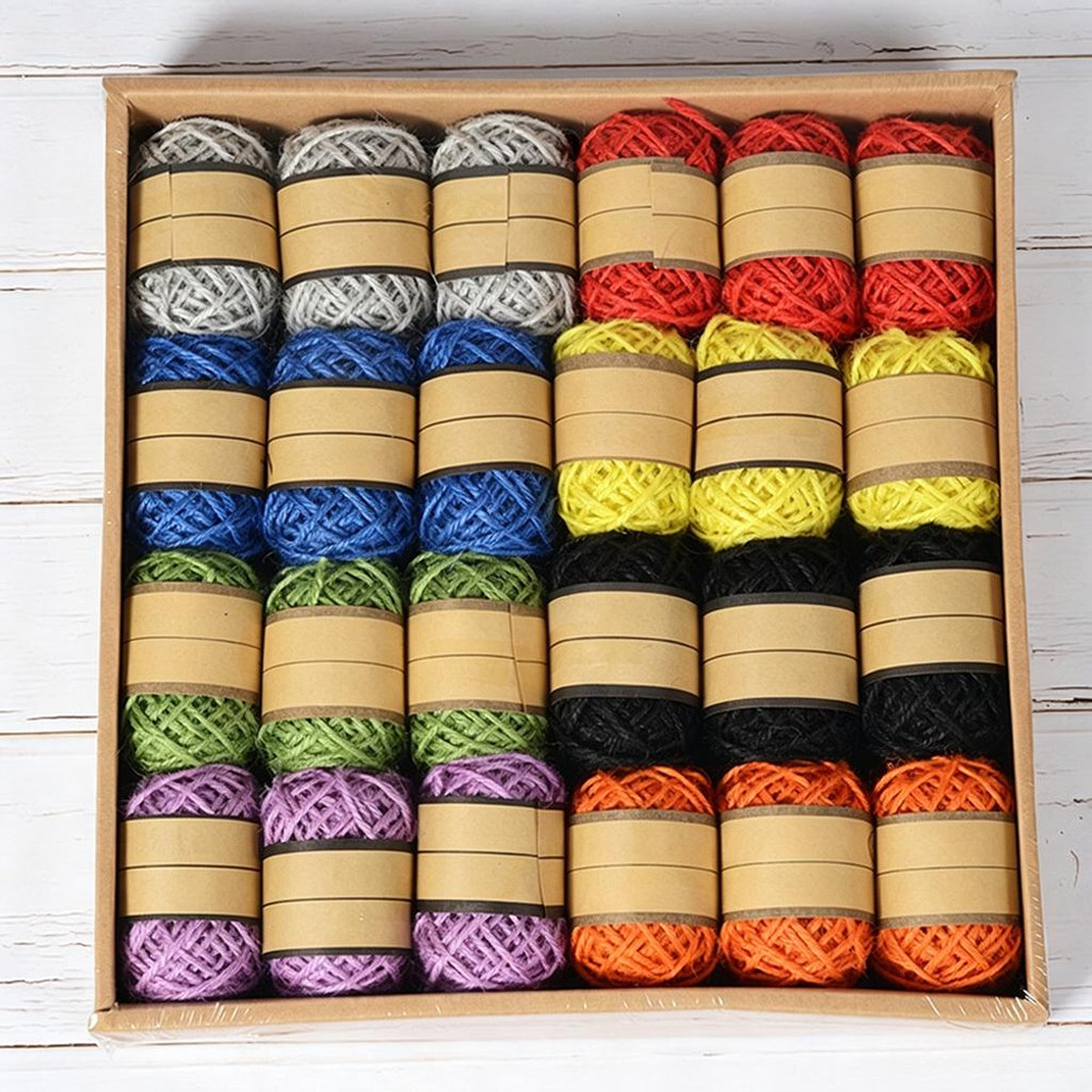 24 Rolos de Corda de Juta Colo - Twine Jute Natural avaliação e preço