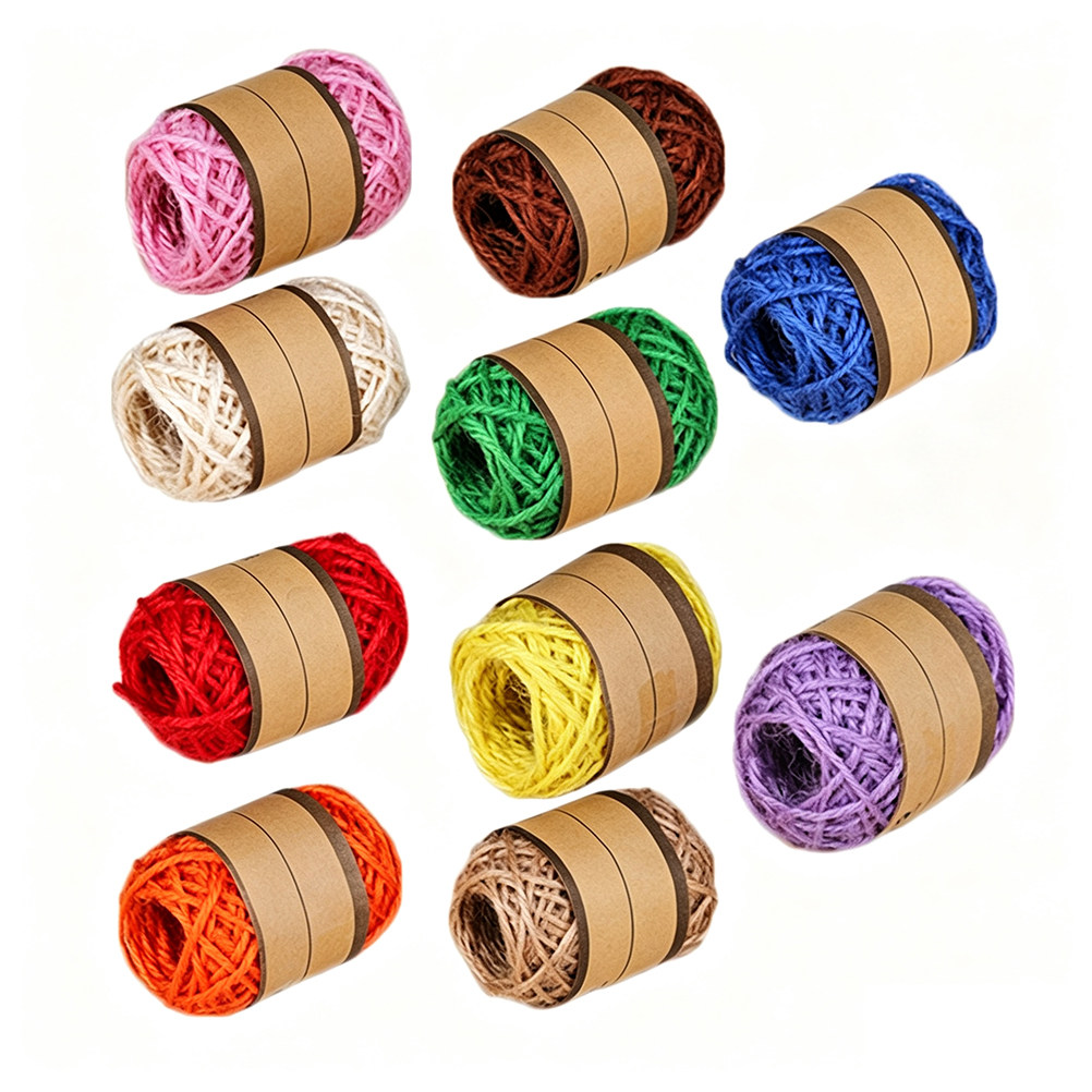 24 Rolos de Corda de Juta Colo - Twine Jute Natural avaliação e preço